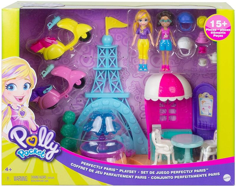 Boneca Polly Pocket Conjunto de Viagem - Mattel - nivalmix