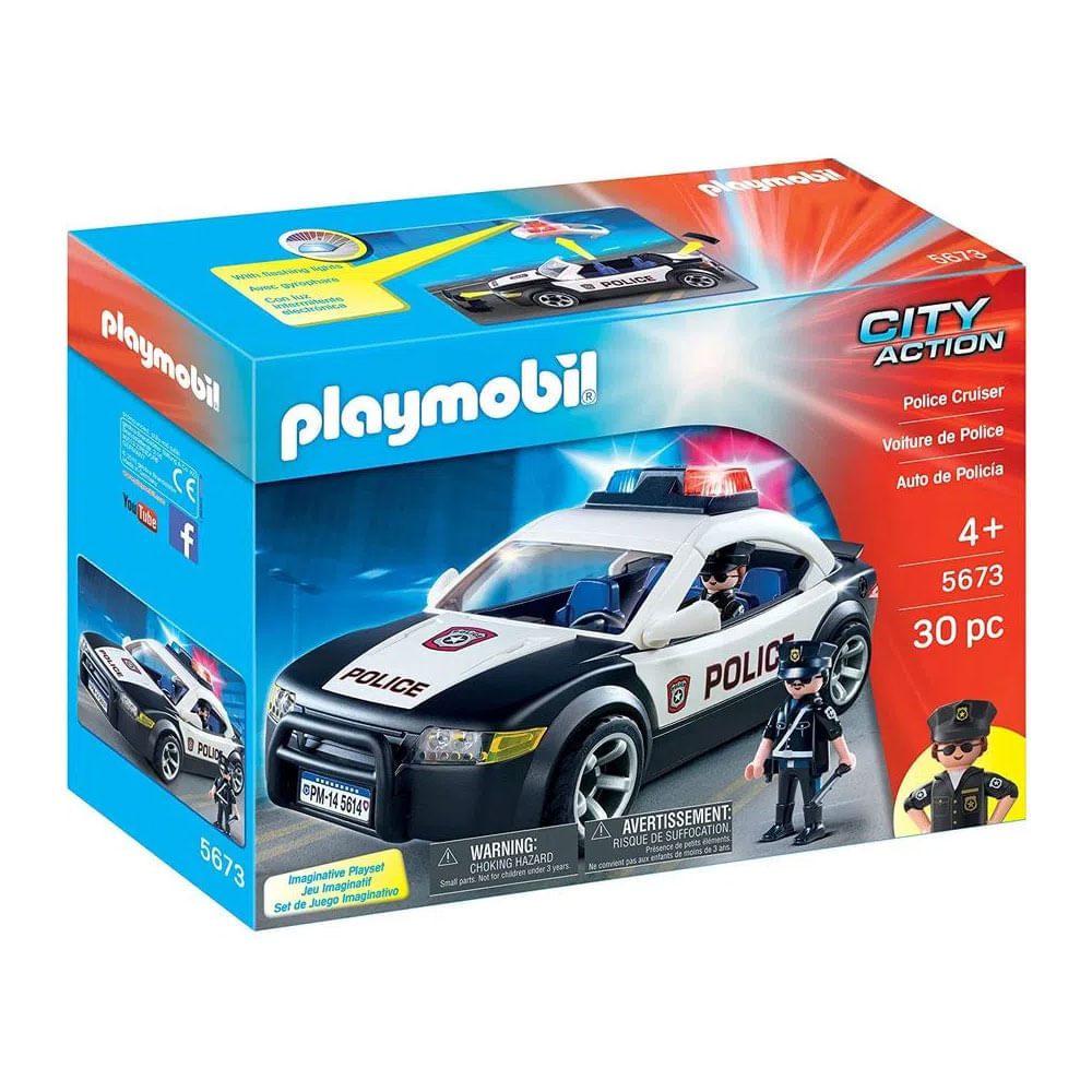 Playmobil City Action Carro de Pol cia 5673