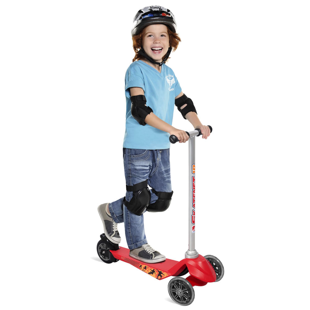 フライングパイレーツ jr Confira Skatenet Junior - Vermelho - Bandeirante - Rihappy - Ri Happy