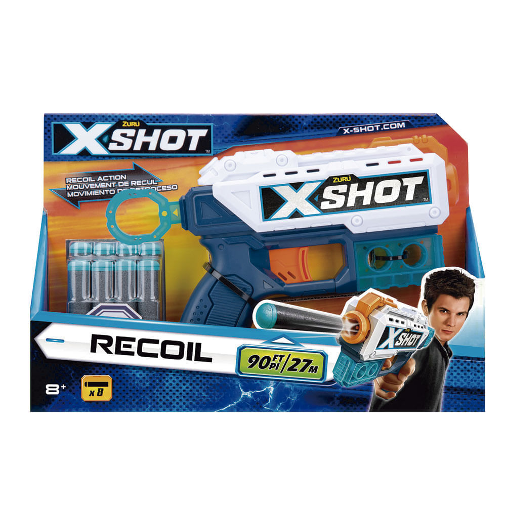 Confira Lançador de Dardos - X-Shot Excel Series - Recoil