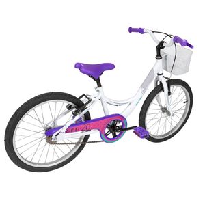 Bicicleta ARO 20 - Barbie - Branca - Caloi - Ri Happy