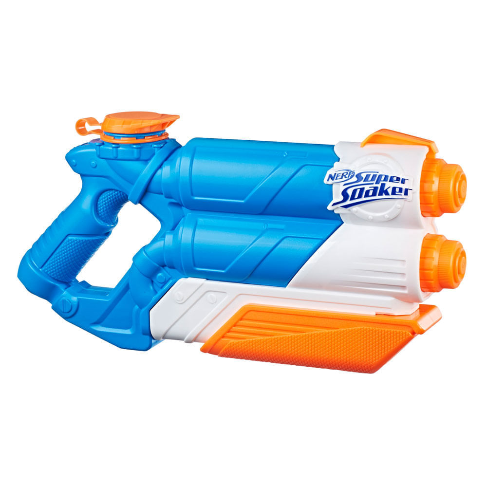 Confira Lançador de Água - Nerf - Super Soaker - Twin Tide