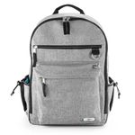 Mochila-Maternidade---39-x-8-x-43-cm---Cinza---Multikids