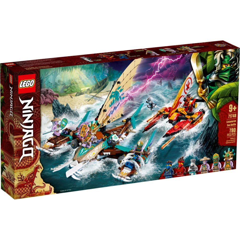 DAIGO⭐︎ Confira LEGO Ninjago - Catamaran Sea Battle - 71748 - Rihappy