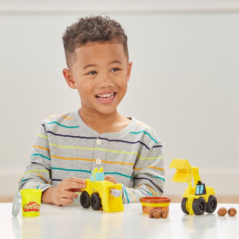 Conjunto-Massa-de-Modelar---Play-Doh---Escavadeira-e-Carregadeira---Hasbro