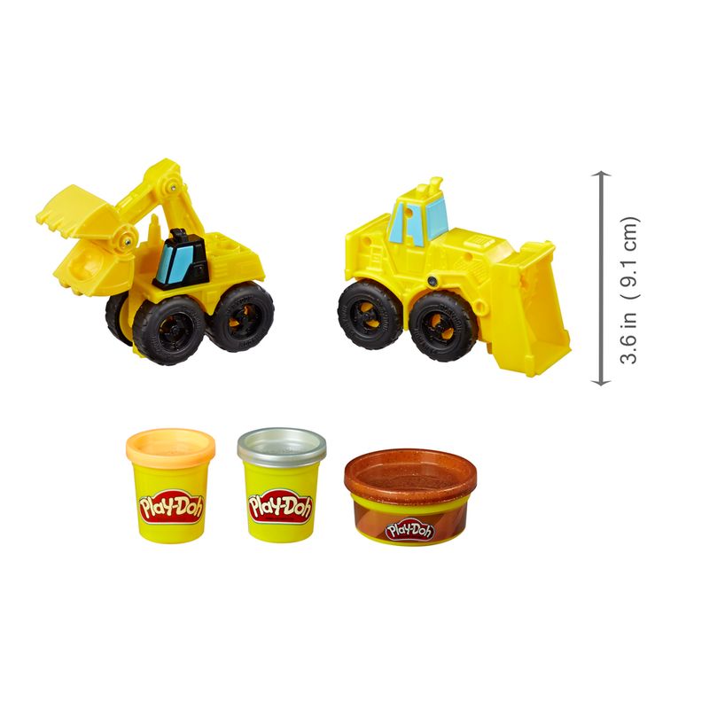 Conjunto-Massa-de-Modelar---Play-Doh---Escavadeira-e-Carregadeira---Hasbro