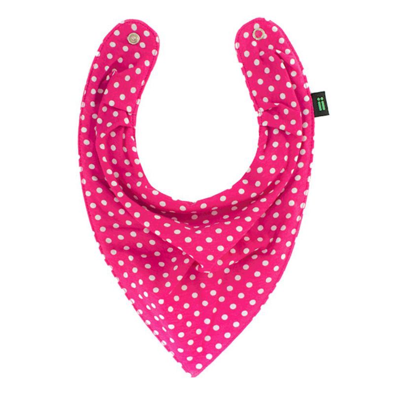 Babador-Bandana---Pink-Poa---Gumii