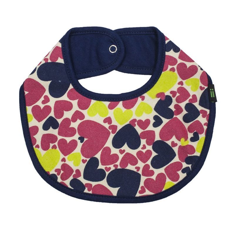 Babador-Oval---Azul-com-Coracoes---Gumii