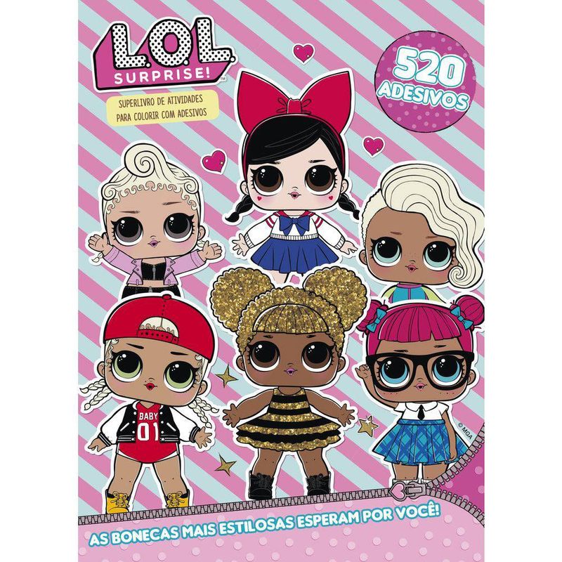 Livro-de-Atividades-e-520-Adesivos-LOL-Surprise-Catavento-9788543226910_frente