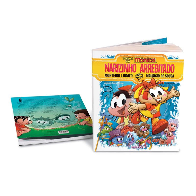 Livro-Infantil-Turma-da-Monica-e-Narizinho-Arrebitado-Catavento-9788539404445_detalhe2