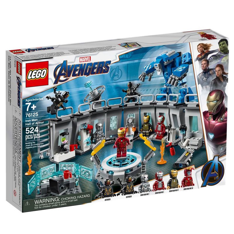 LEGO-Avengers---Disney---Marvel---Ultimato---Salao-de-Armaduras-do-Iron-Man---76125