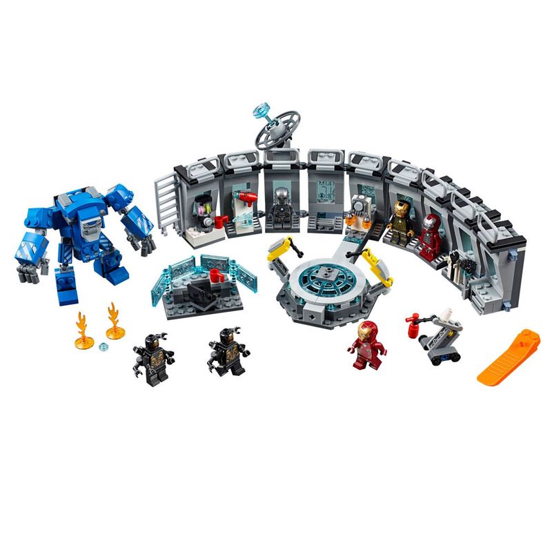 LEGO-Avengers---Disney---Marvel---Ultimato---Salao-de-Armaduras-do-Iron-Man---76125