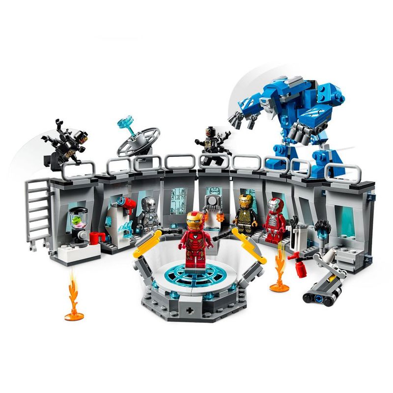 LEGO-Avengers---Disney---Marvel---Ultimato---Salao-de-Armaduras-do-Iron-Man---76125