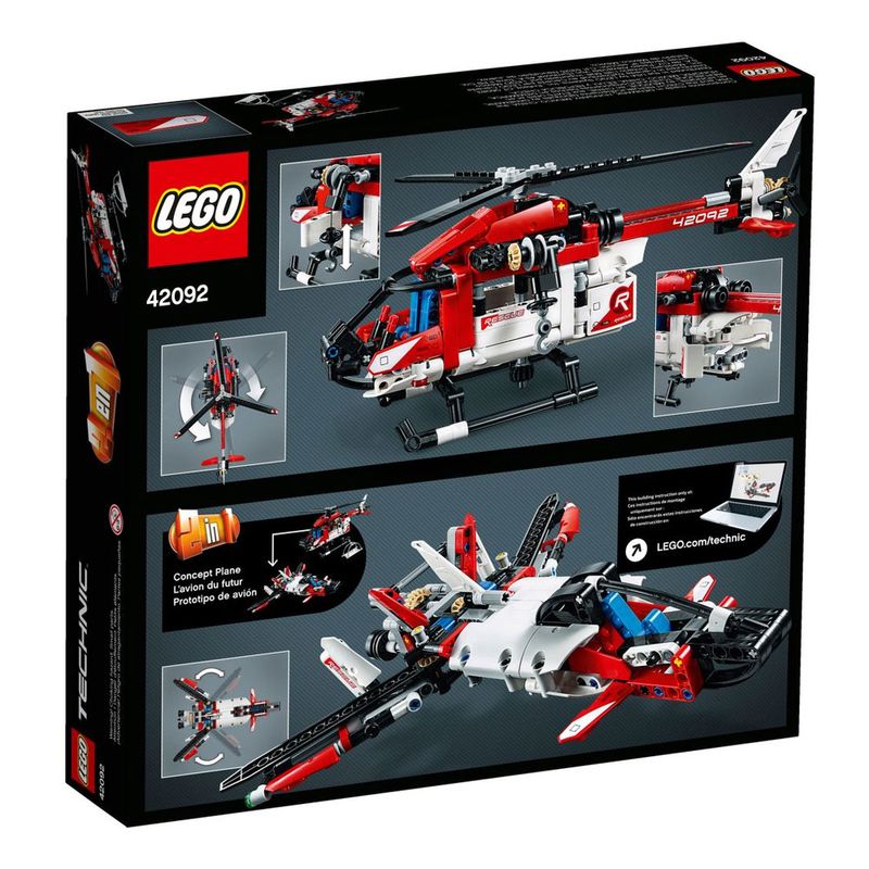 LEGO-Technic---Helicoptero-de-Resgate---42092