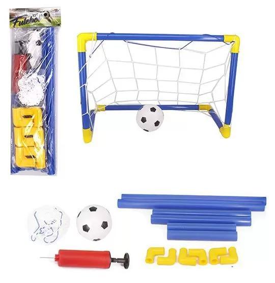 Kit Futebol Menino Gol Golzinho Mini Infantil Mini Trave Rede Bola fret  gratis