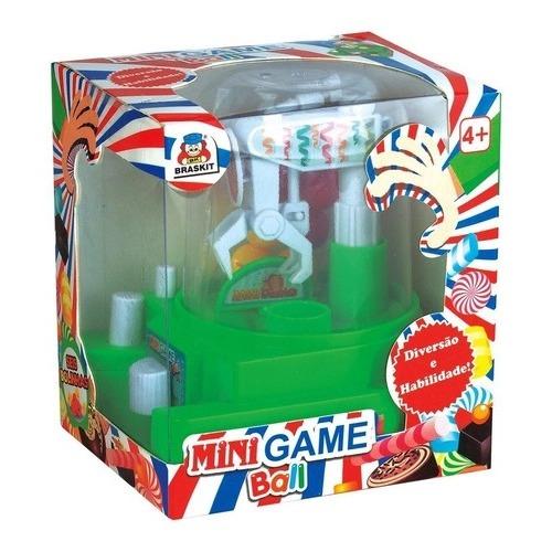 Jogo Mini Game Ball Máquina Com Garra Pega Bolinhas Infantil