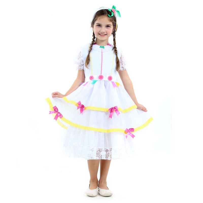 Fantasia-Infantil---Noiva-Caipira-Luxo---Festa-Junina---Sulamericana---P