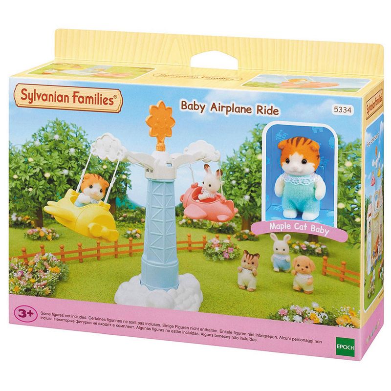 Conjunto Passeio De Aviao Do Bebe Sylvanian Families Epoch Ri Happy Brinquedos