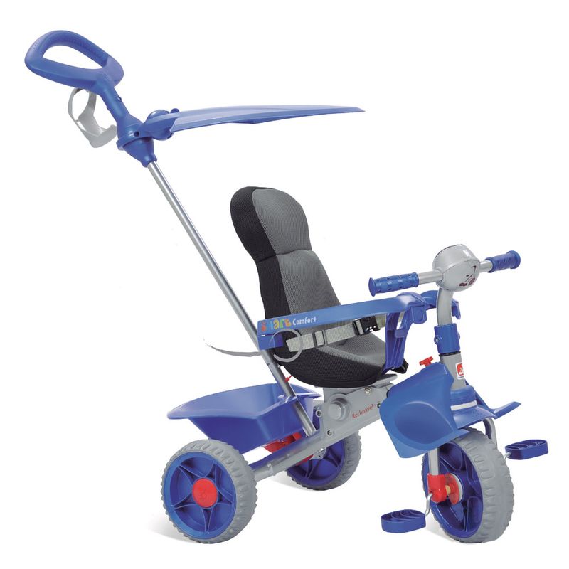 Triciclo-de-Passeio-Smart-Comfort---Azul---Bandeirante_Frente