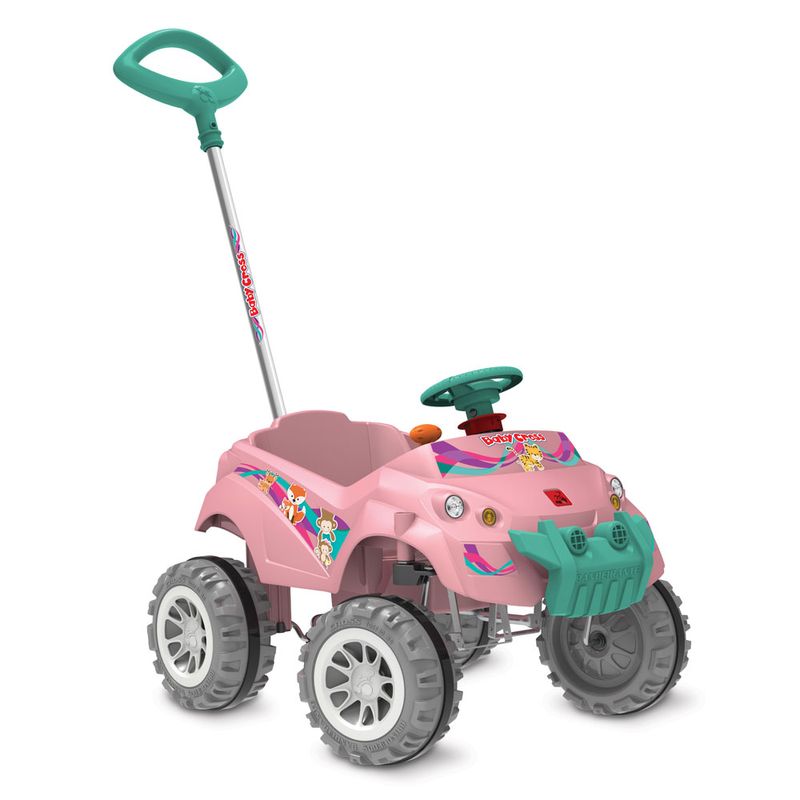 carrinho-smart-de-passeio-e-pedal-baby-cross-rosa-bandeirante-573_Frente