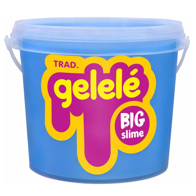 Balde-de-Slime---15-Kg---Gelele---Big-Slime---Cores-Tradicionais---Azul---Doce-Brinquedo