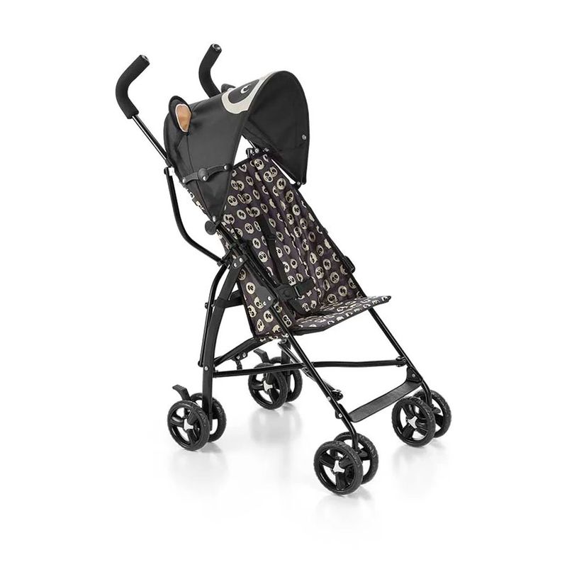 Carrinho-de-Passeio---Boogie-Panda---Preto-e-Branco---Fisher-Price