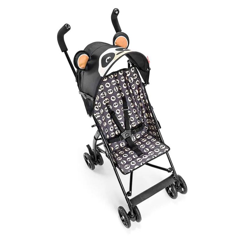 Carrinho-de-Passeio---Boogie-Panda---Preto-e-Branco---Fisher-Price