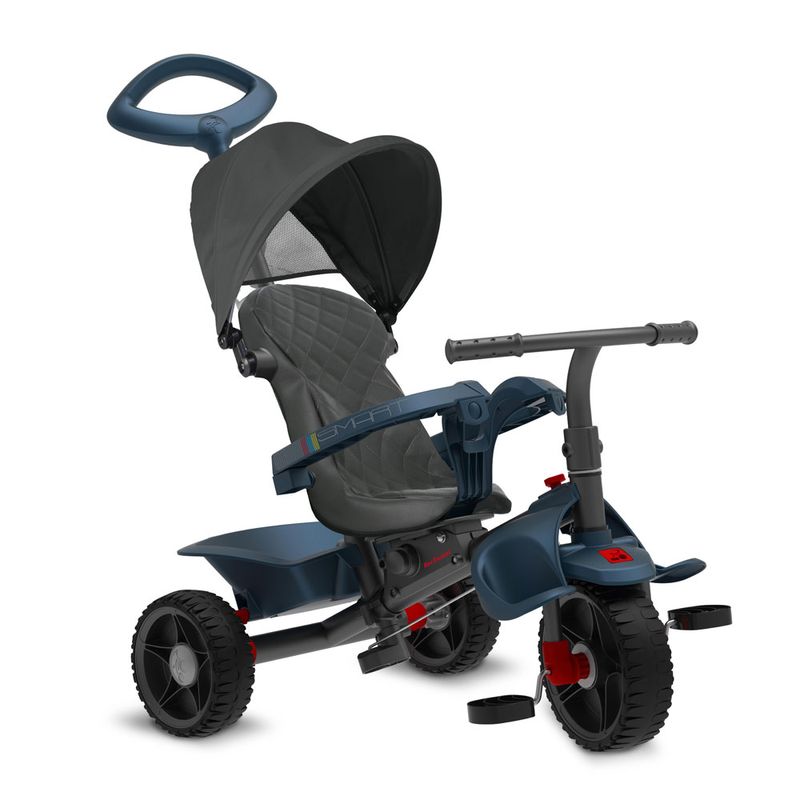 Triciclo-de-Passeio-Smart---Reclinavel---Azul---Bandeirante