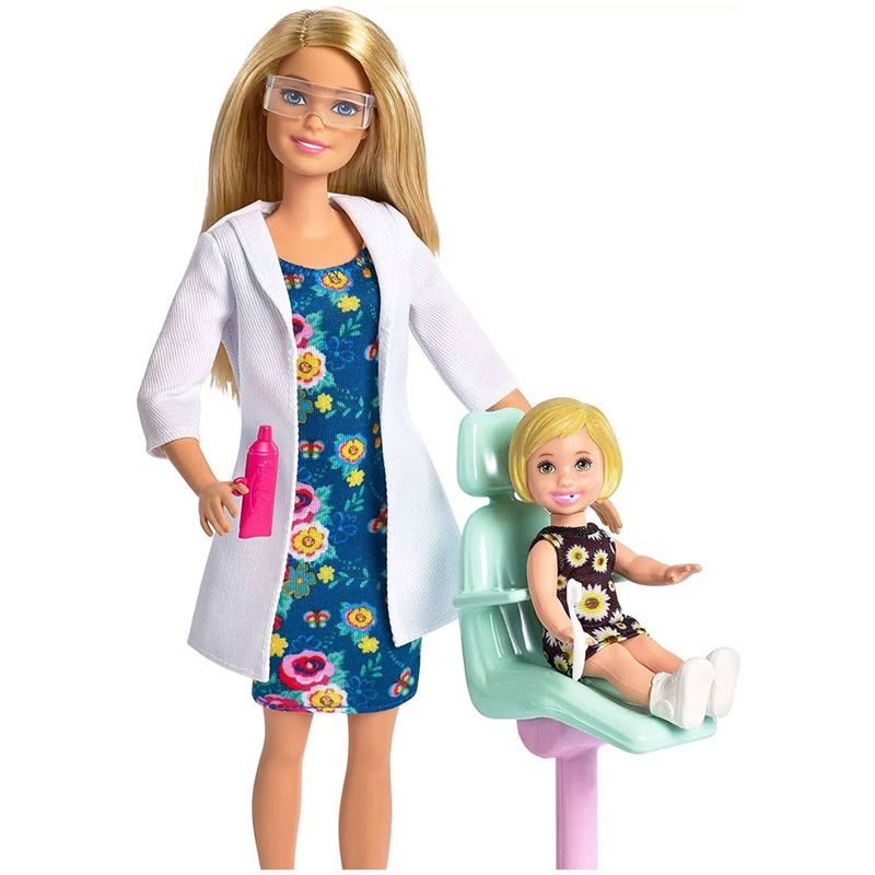 Playset-e-Boneca-Barbie---Profissoes---Barbie-Dentista---Mattel_Detalhe