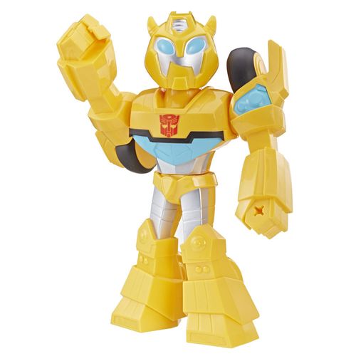 Figura Articulada - 25 Cm - Transformers - Rescue Bots Academy - Mega Mighties - Bumblebee - Hasbro