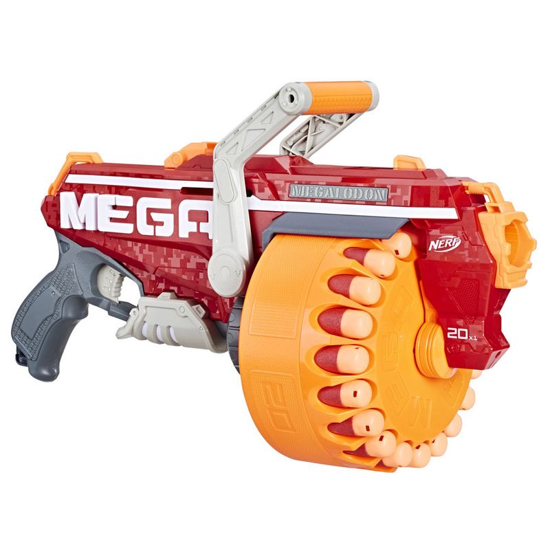 Lançador Nerf - Nerf N-strike Mega - Megalodon - Hasbro