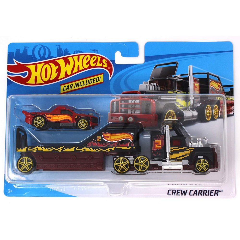 Caminhão Transportador Hot Wheels + 1 carro em Promoção na Americanas