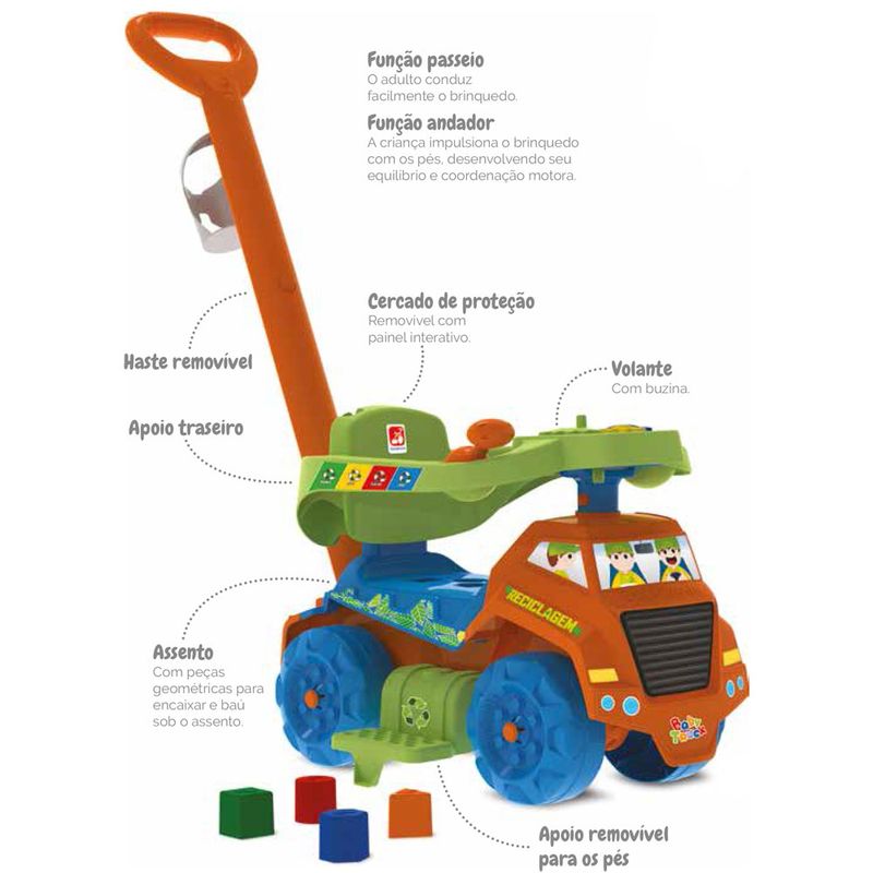 Primeiros-Passos-de-Passeio-Caminhao-de-Reciclagem-Caixa-Parda-Bandeirante-1034_detalhe1