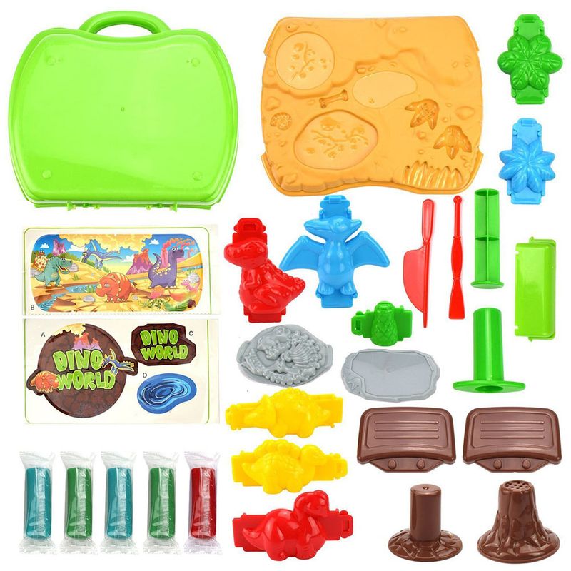 Conjunto-de-Atividades---Maleta-com-Massa-de-Modelar---Dino---Multikids