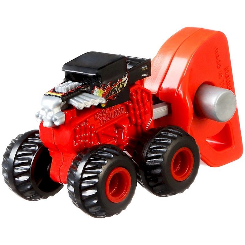 Lancador-e-Mini-Veiculo---Hot-Wheels---Monster-Trucks---Bone-Shaker---Mattel