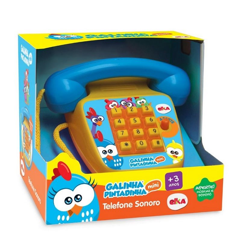 Telefone-Sonoro---Galinha-Pintadinha---Mini---Elka