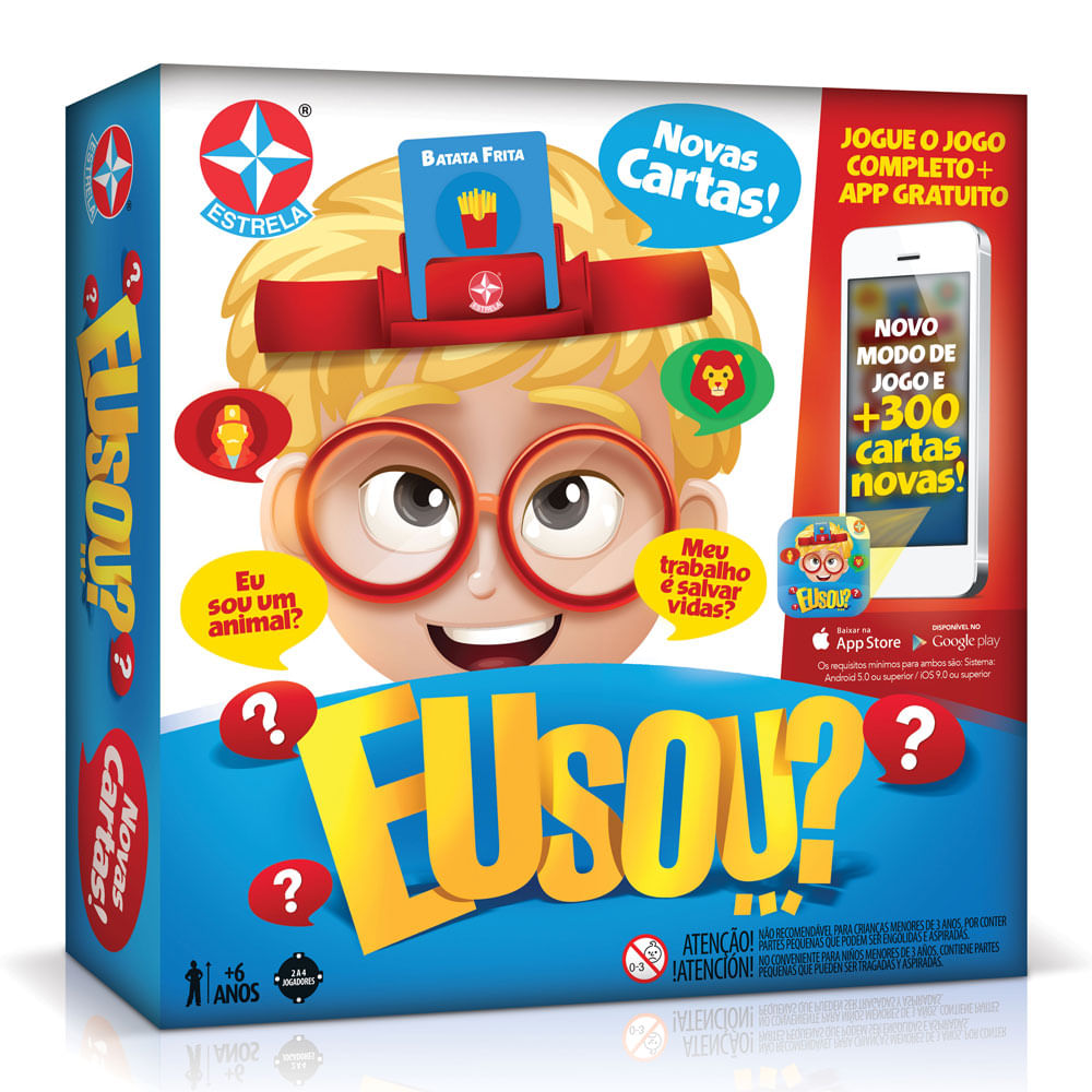 Jogo Eu sou? Jogo Educativo de Entretenimento Brinquedos