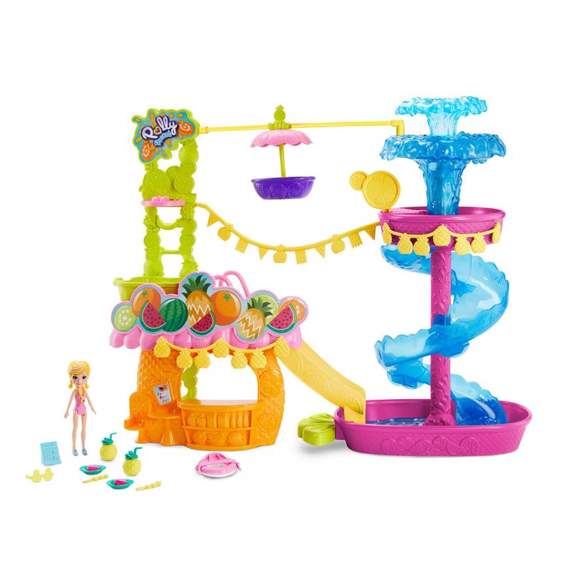 Playset e Boneca - Polly Pocket - Parque Aquático - Mattel