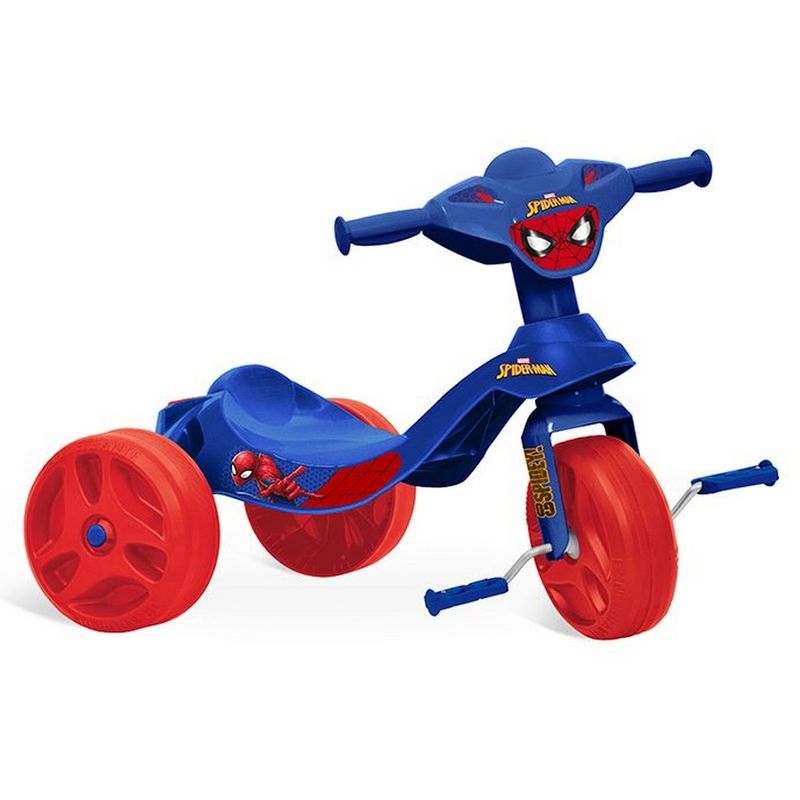 Triciclo-Tico-Tico---Disney---Marvel---Spider-Man---Azul---Bandeirante