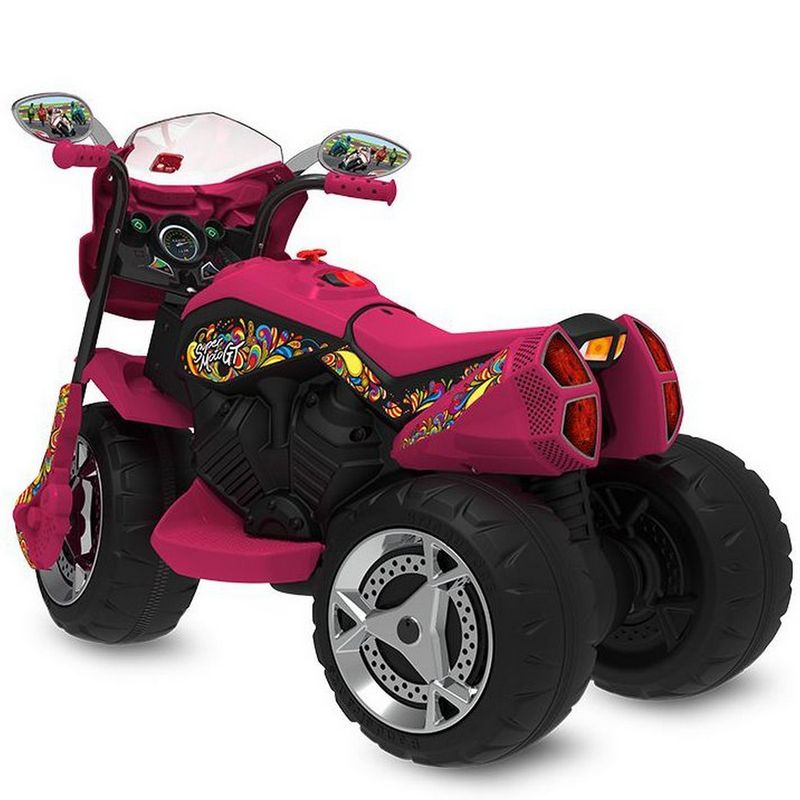 Triciclo-Eletrico---12V---Super-Moto-GT---Turbo---Vermelha---Bandeirante-2