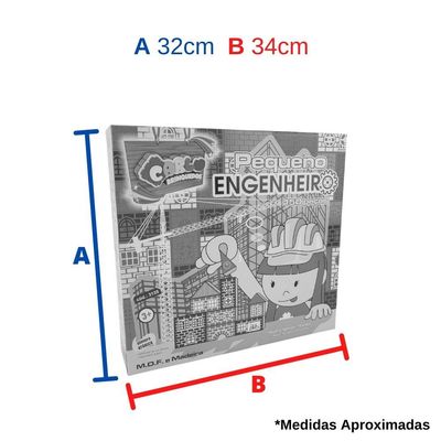 Blocos De Montar De Madeira Pequeno Engenheiro Carlu 50 Pçs - Ri Happy