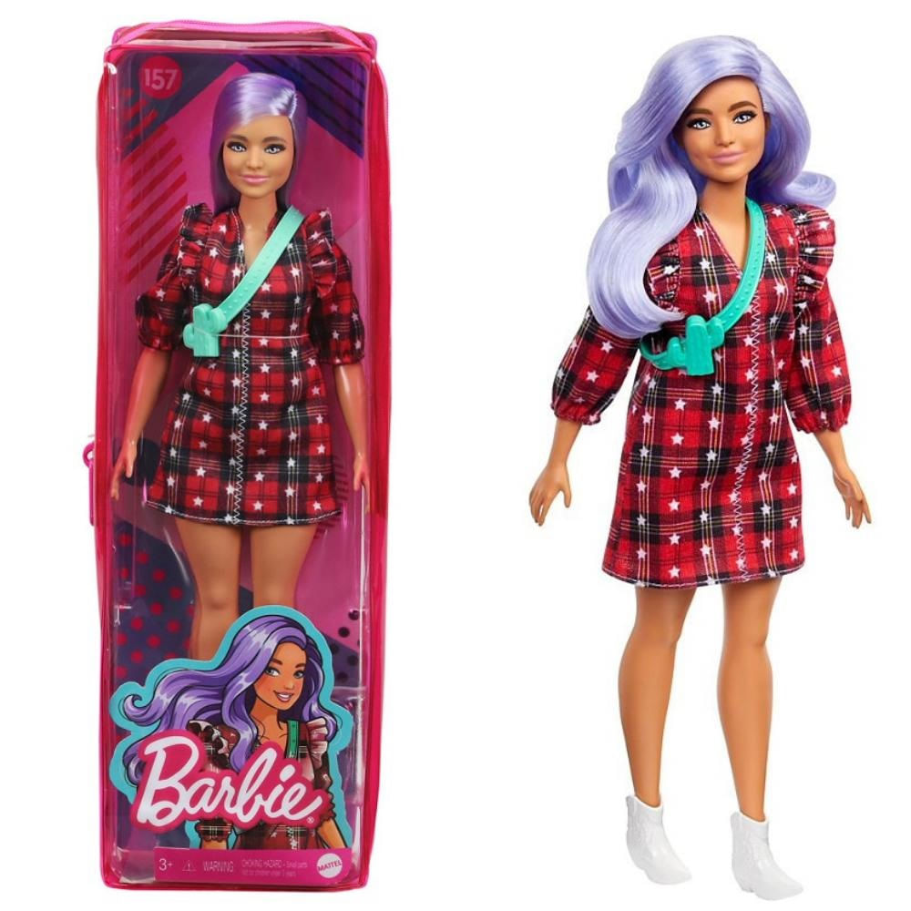 Boneca Barbie Fashionista Cabelo Lilas 157 Mattel