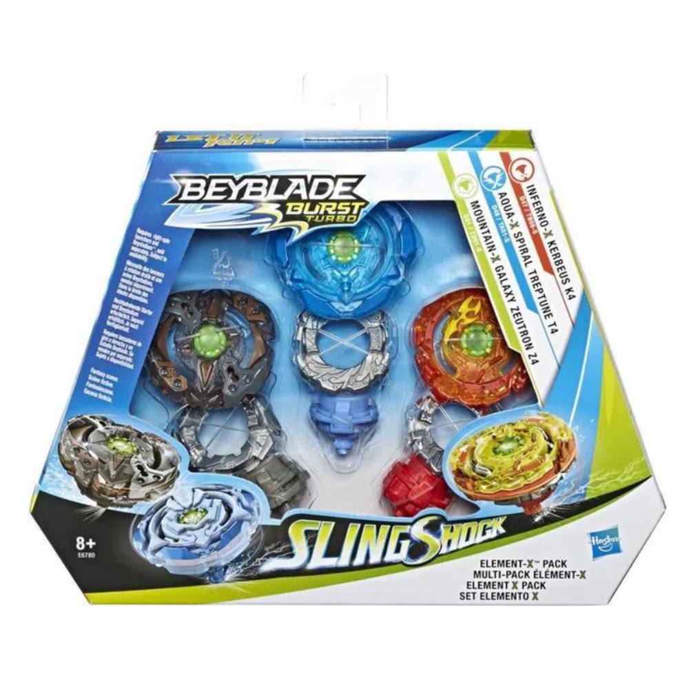 Beyblade Burst Slingshock Multipack Element-X Hasbro - Ri Happy