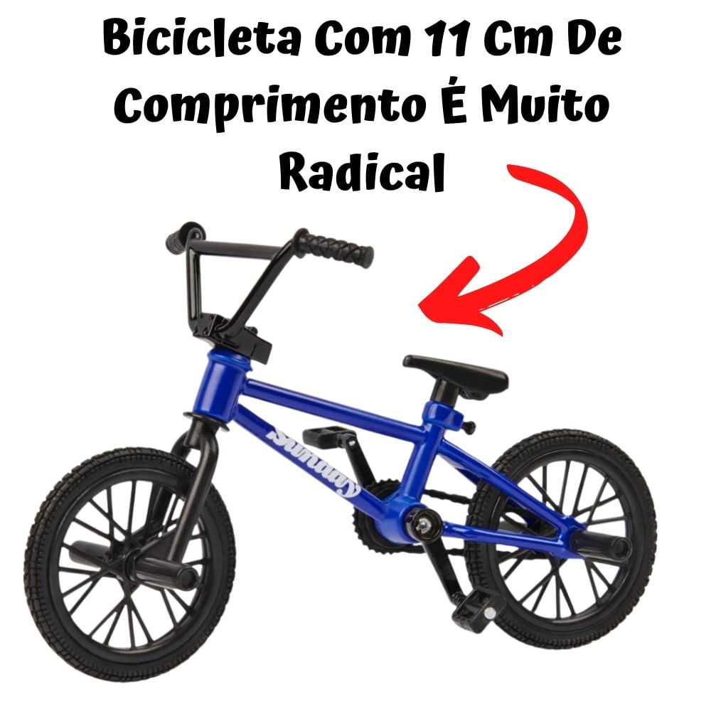 Bicicleta de Dedo 11 cm - Bike Bmx De Metal Tech Deck Sunny - Ri Happy