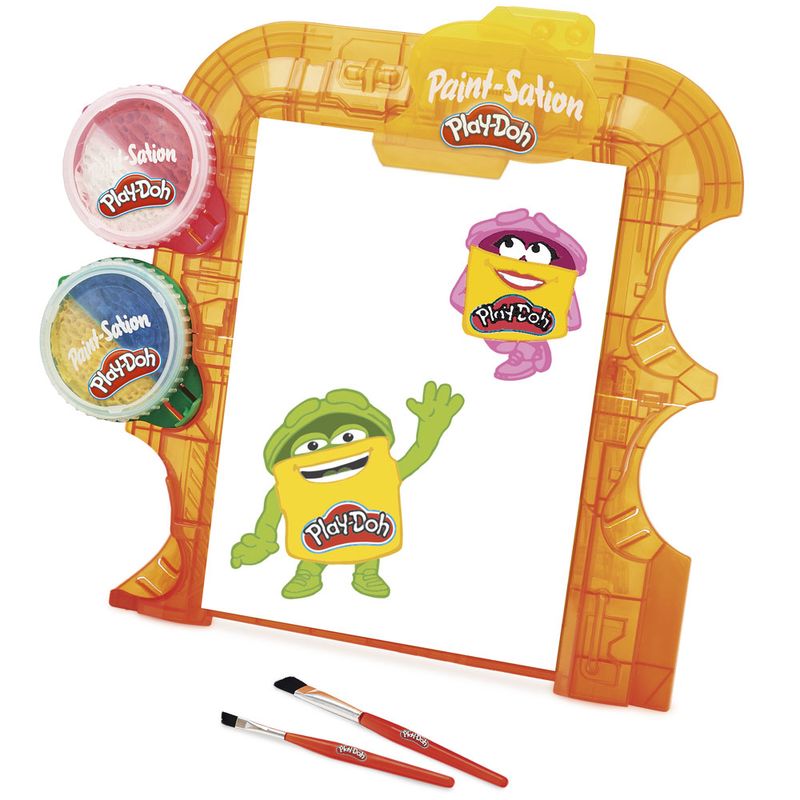 Conjunto-de-Artes-Play-Doh-Prancheta-com-2-Potes-de-Tinta-Sortidas-e-Acessorios-Fun_frente