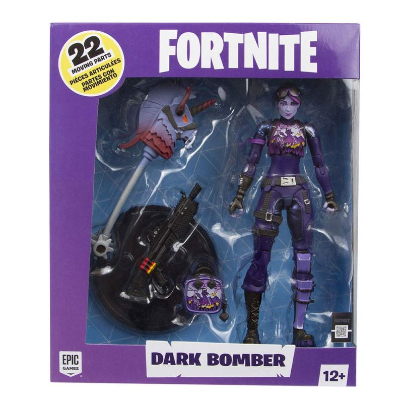 Figura-Colecionavel-Articulada---30-Cm---Fortnite---Dark-Bomber-e-Acessorios---Fun