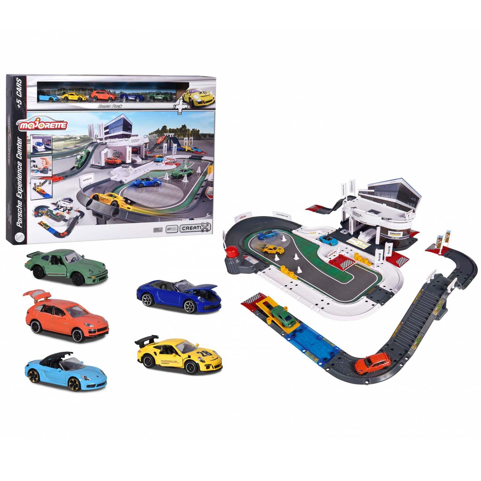 PORSCHE EXPERIENCE CENTER TOKYOグッズセット Playset - Porsche Experience Center - Majorette - PBKIDS Brinquedos