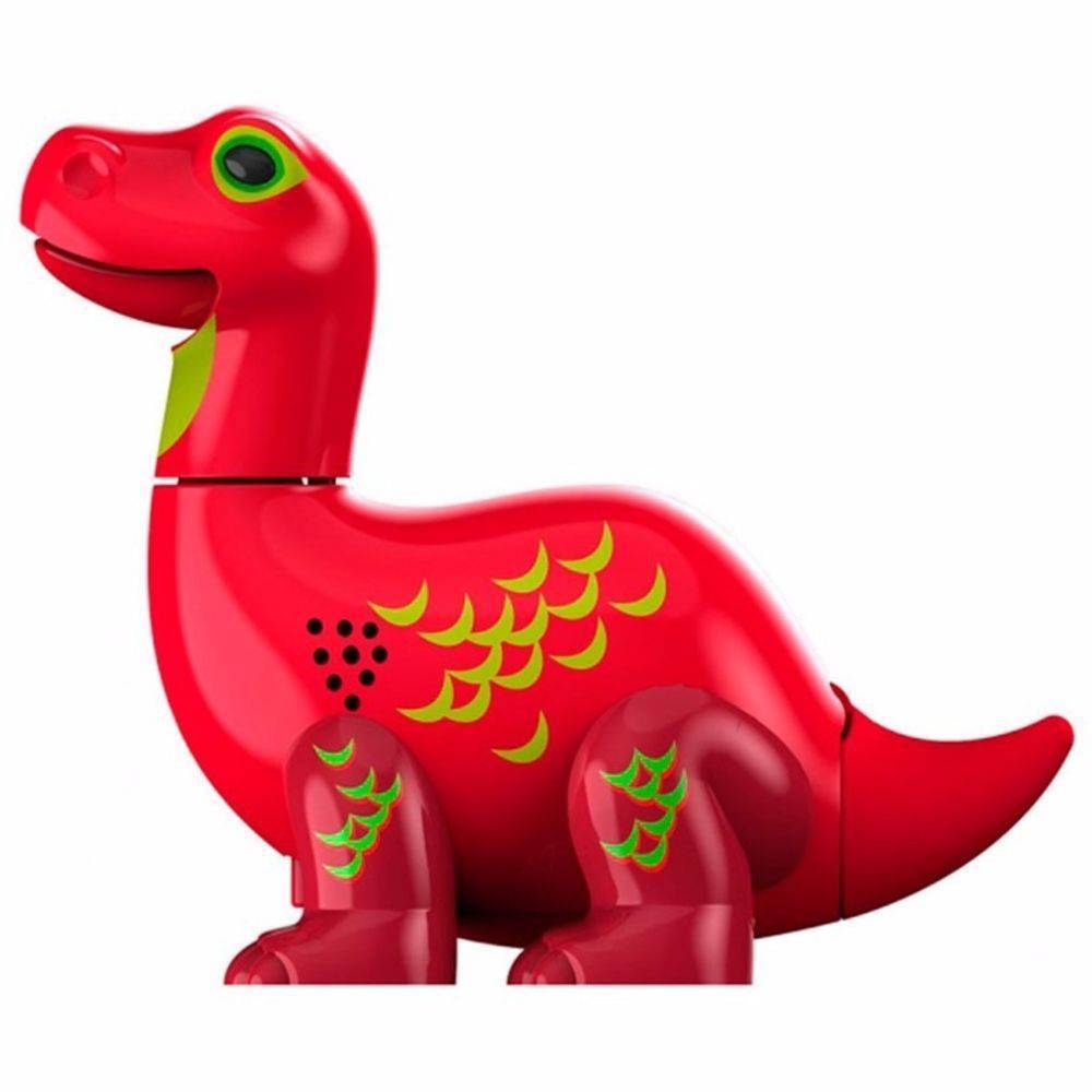 Dinossauro DigiDinos Brontossauro lilas - DTC - Dinossauro Roxo - Dinossauro  Musical