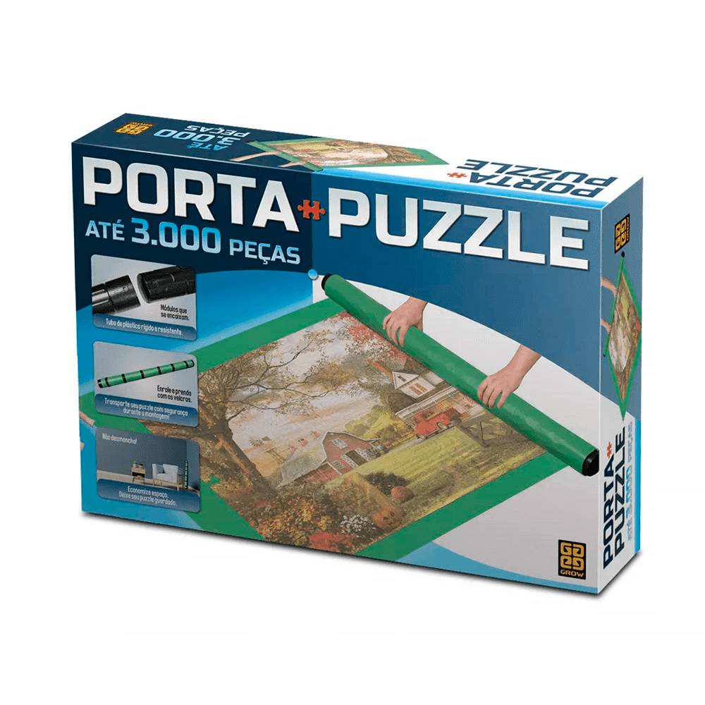 Porta Puzzle Quebra Cabeca Ate 3000 Pecas Grow - Ri Happy