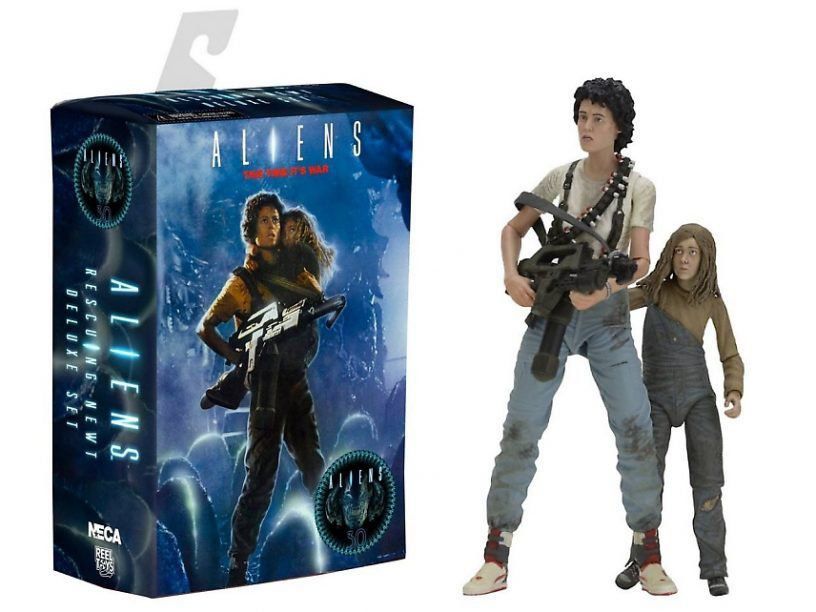 SF・ファンタジー・ホラー NECA Aliens Rescuing Newt Deluxe Set Action Figure Boneco Neca Aliens Ripley Rescuing Newt Deluxe Set